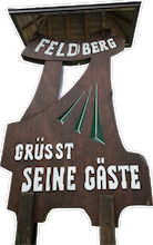 Cutout USP Schild Feldberg Cutout USP Schild Feldberg