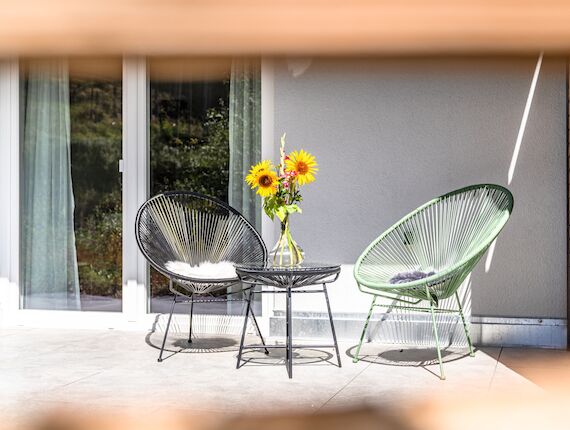 Stuub Langenbach Studio Terrasse Aussicht Mood